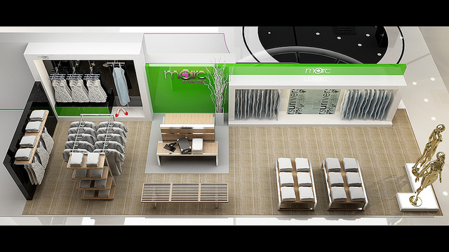 Thiết kế gian hàng, showroom trung tâm thương mại, hội chợ